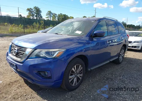 2018 Nissan Pathfinder Sv из США, поврежденный, VIN 5N1DR2MMXJC646531